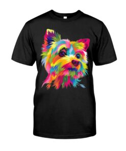 Yorkshire Terrier Funny Yorkie Pop Art Popart Dog Unisex T-shirt
