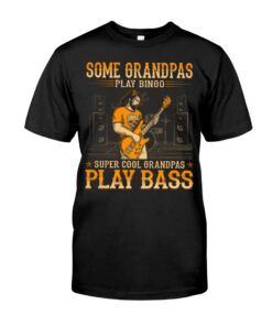 Bass Guitar Cool Grandpas Unisex T-shirt