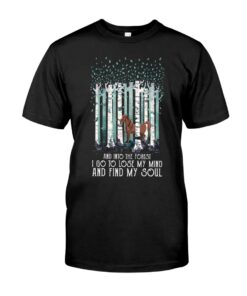 Horse And Into The Forest Unisex T-shirt
