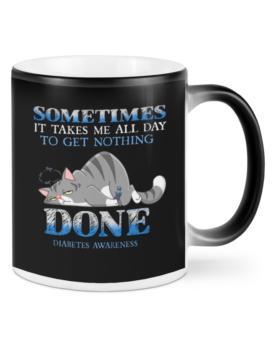 Sometimes It Takes Me All Day Tired Cat Mugs Sometimes It Takes Me All Day Tired Cat Mugs