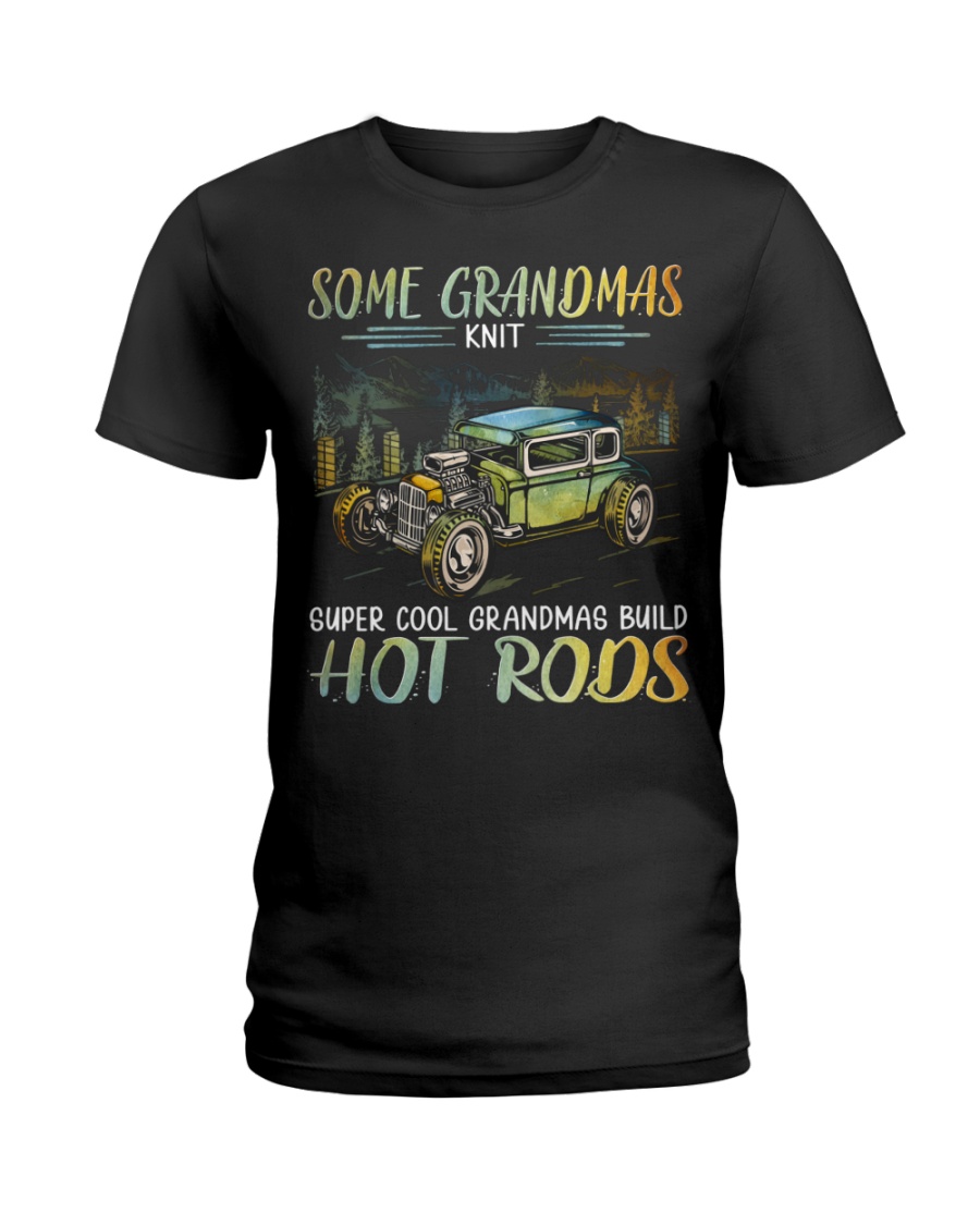 Hot Rod Grandmas Knit Ladies Tee Hot Rod Grandmas Knit Ladies Tee