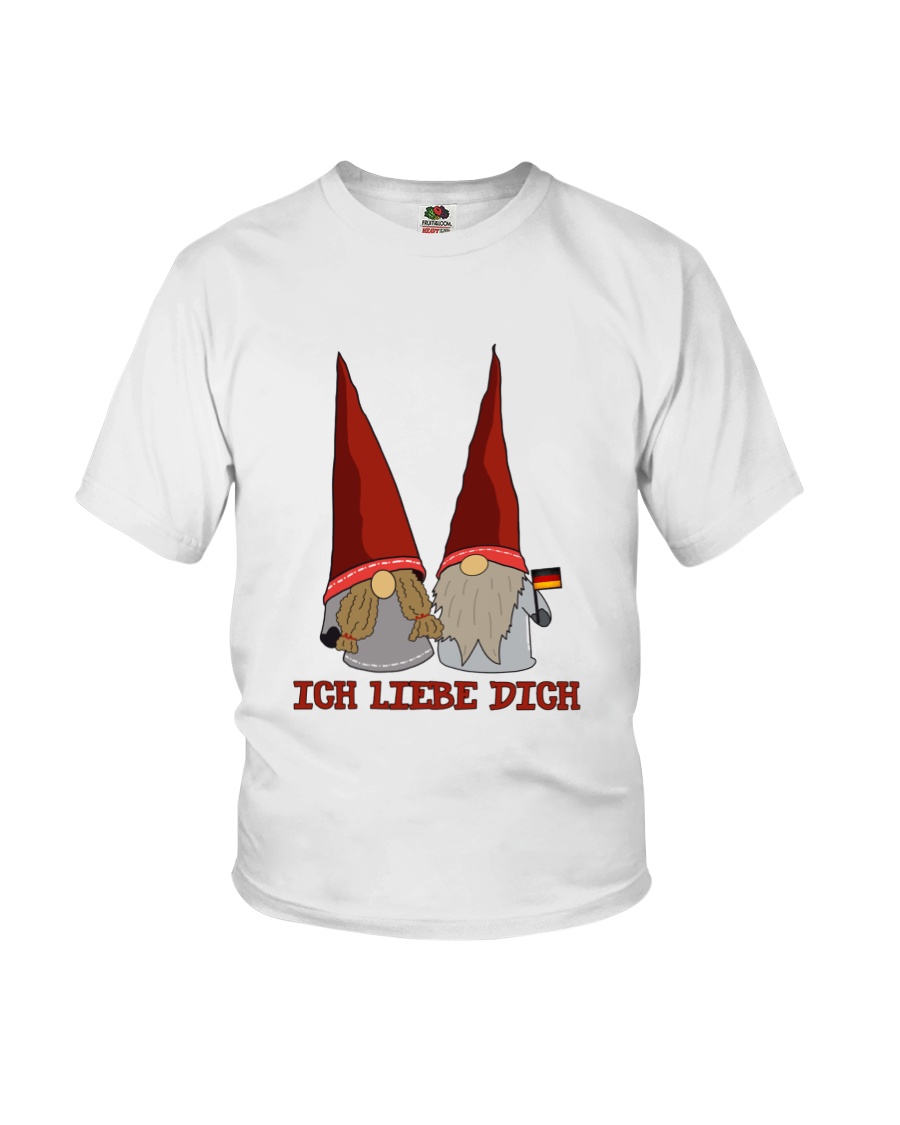German Cute Elfs Ich Liebe Dich Youth T-Shirt German Cute Elfs Ich Liebe Dich Youth T-Shirt