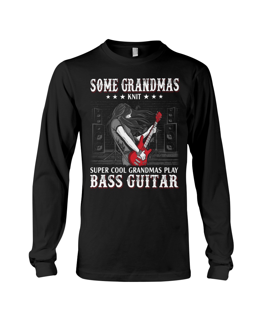 Bass Guitar Grandmas Knit Long Sleeve Bass Guitar Grandmas Knit Long Sleeve