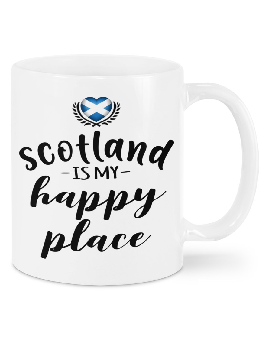 Scotland Is My Happy Place Mugs Scotland Is My Happy Place Mugs