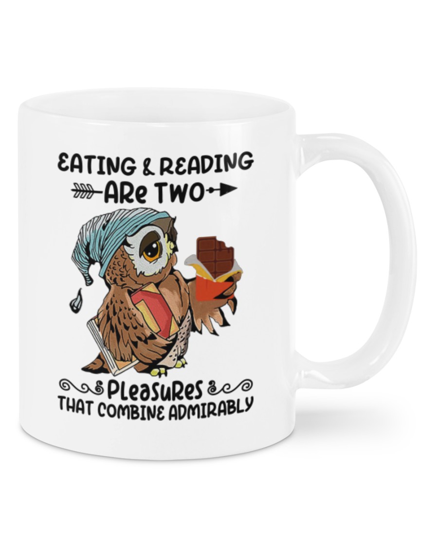 Eating And Reading Are To Please Book Mugs Eating And Reading Are To Please Book Mugs