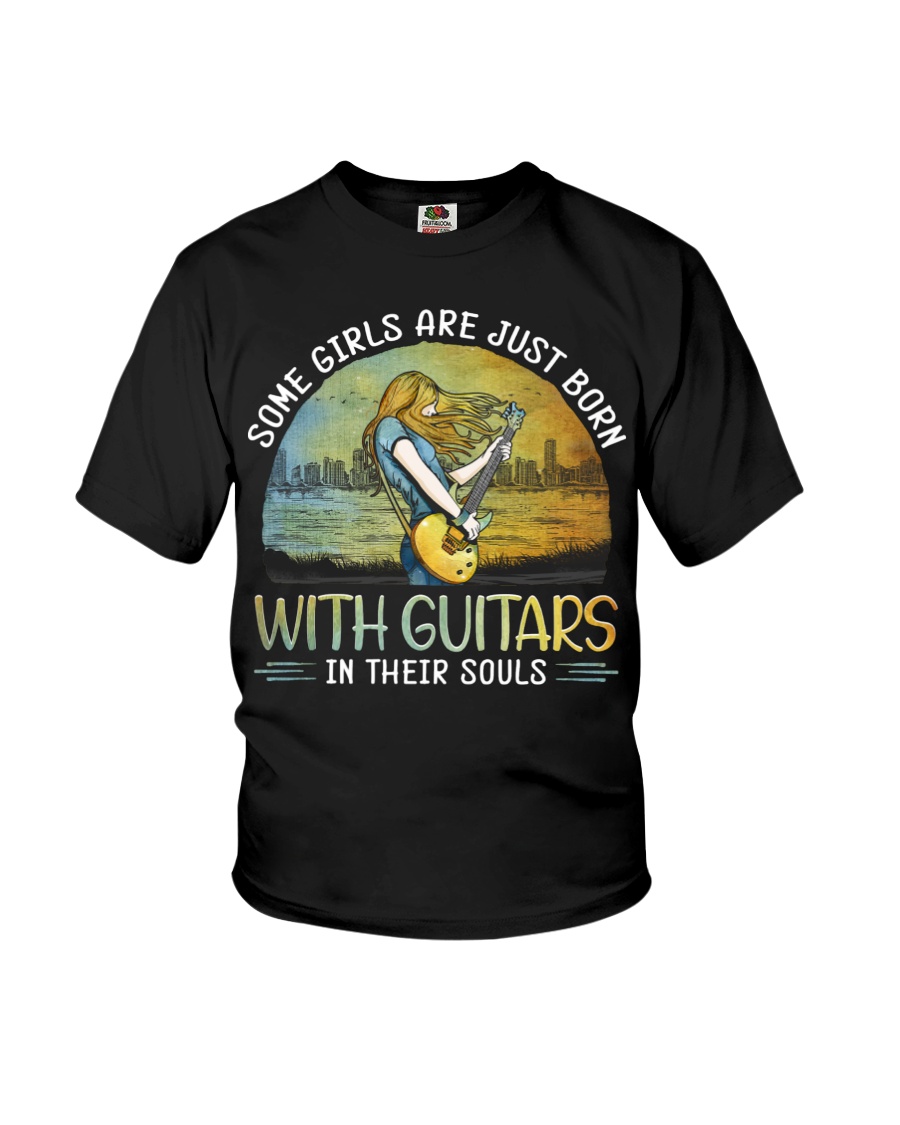 Electric Guitar Some Girls Are Just Born Youth T-Shirt Electric Guitar Some Girls Are Just Born Youth T-Shirt
