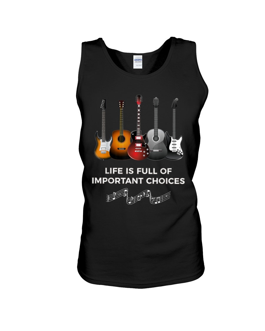 Life Is Full Of Important Choices Funny Unisex Tank Life Is Full Of Important Choices Funny Unisex Tank