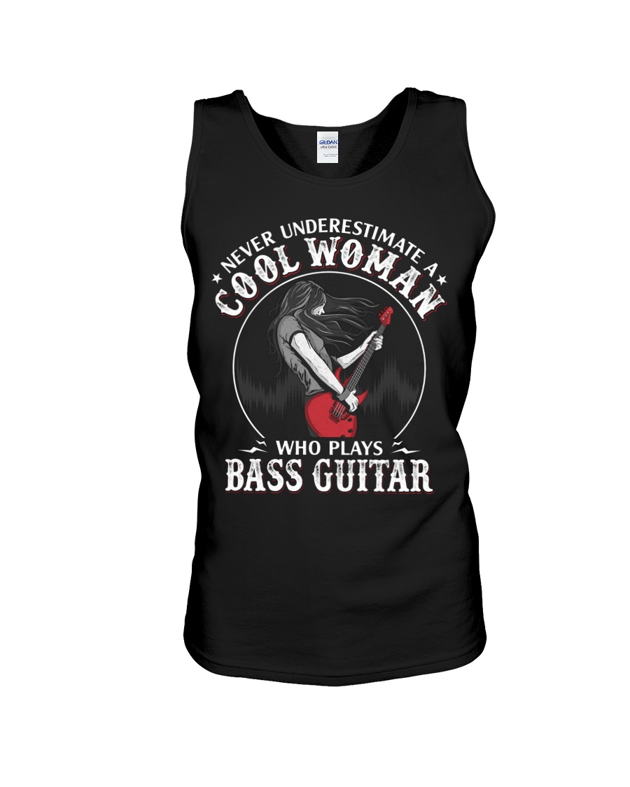 Bass Guitar Underestimate Cool Women Unisex Tank Bass Guitar Underestimate Cool Women Unisex Tank