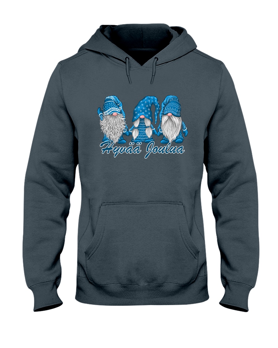 Finnish Cute Tonttu Hyvaa Joulua Unisex Hoodie Finnish Cute Tonttu Hyvaa Joulua Unisex Hoodie