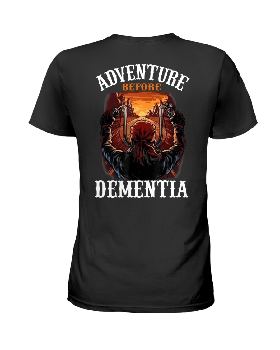Adventure Before Dementia Ladies Tee Adventure Before Dementia Ladies Tee