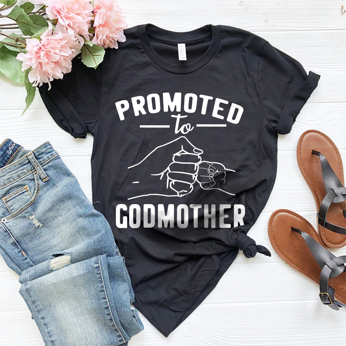 Promoted to Godmother Unisex T-shirt Promoted to Godmother Unisex T-shirt