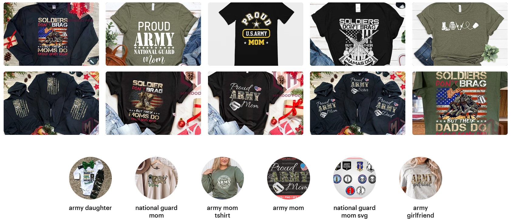 Army Mom Shirt Teetiv