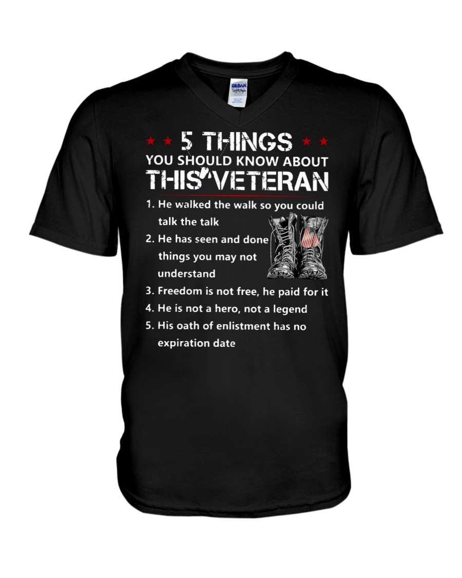 5 Things You Should Know About This Veteran V-Neck T-Shirt 5 Things You Should Know About This Veteran V-Neck T-Shirt