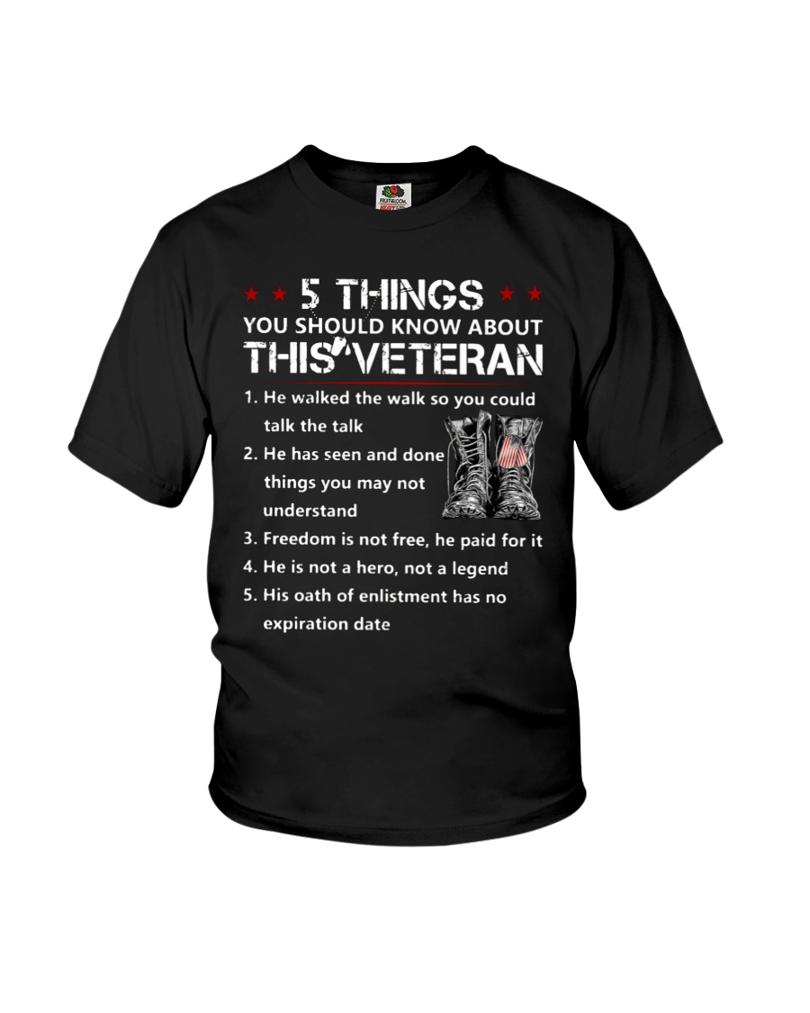 5 Things You Should Know About This Veteran Youth T-Shirt 5 Things You Should Know About This Veteran Youth T-Shirt