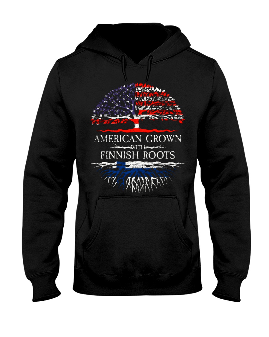 American Grown With Finnish Roots Unisex Hoodie American Grown With Finnish Roots Unisex Hoodie