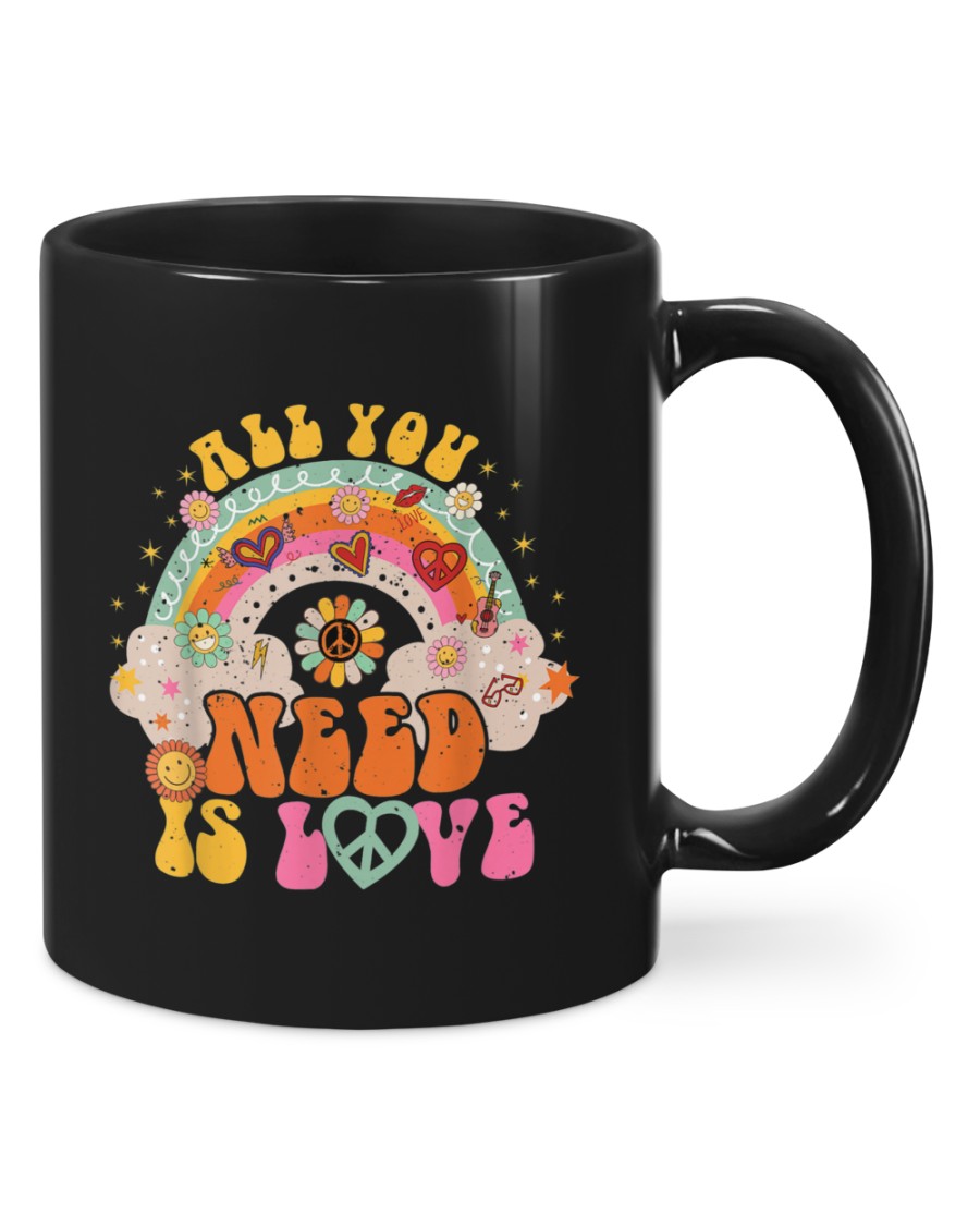 All You Need Is Love Hippie Mugs All You Need Is Love Hippie Mugs