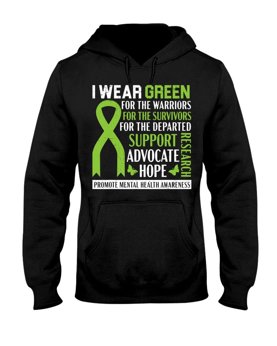 I Wear Green For The Warriors Unisex Hoodie I Wear Green For The Warriors Unisex Hoodie