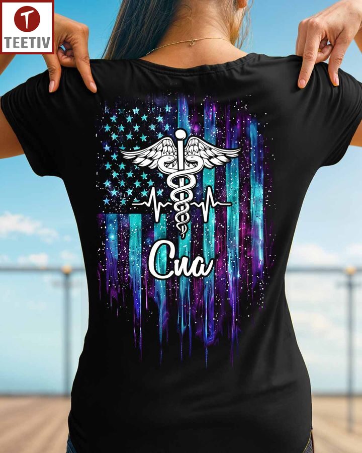Proud CNA US Flag Unisex T-shirt