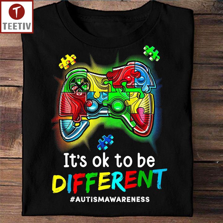 It's Ok To Be Different Autism Awareness Unisex T-shirt