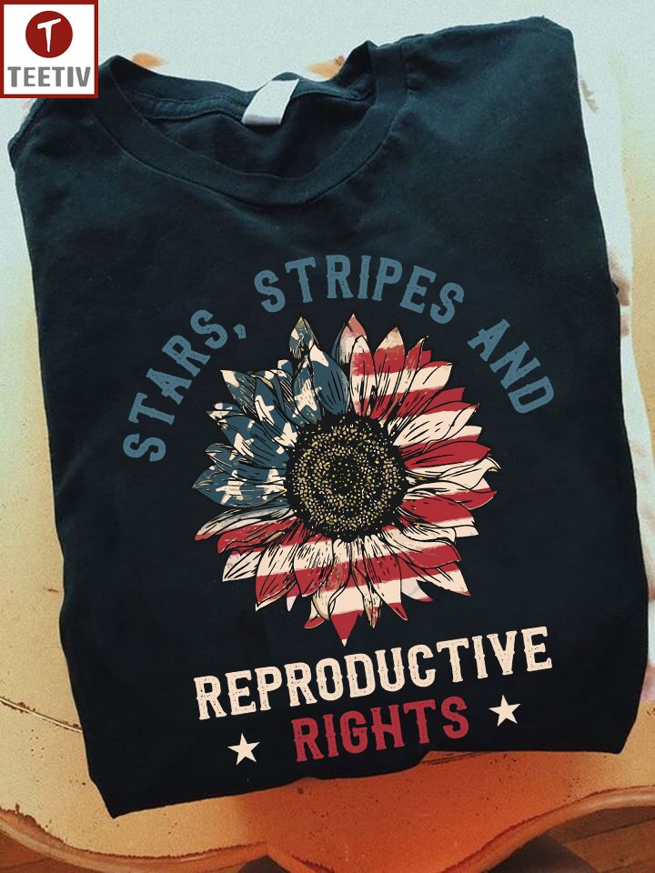 Stars Stripes And Reproductive Rights Feminist Unisex T-shirt